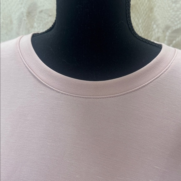 Cable & Gauge Women's Drop Shoulder Top - Light Pink - Picture 6 of 7